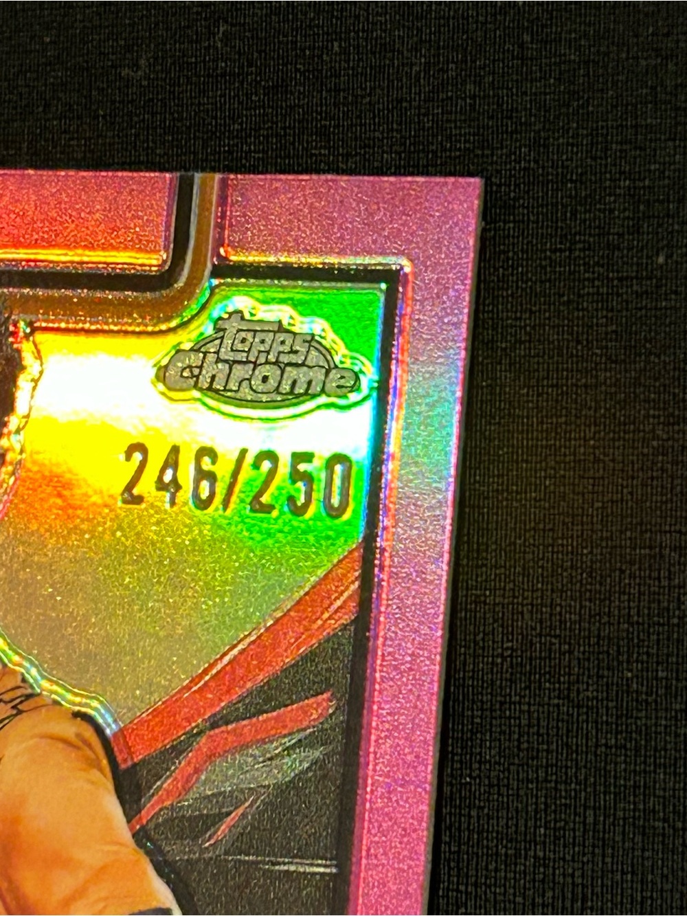 Topps Chrome Lando Norris Pink /250 Racing Card - Picture 3 of 4